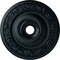 Ekena Millwork Logan Ceiling Medallion (Fits Canopies up to 6 1/8"), 24 1/4"OD x 3 7/8"ID x 2"P, Night Shade CM24LO1NSF - alternate 1